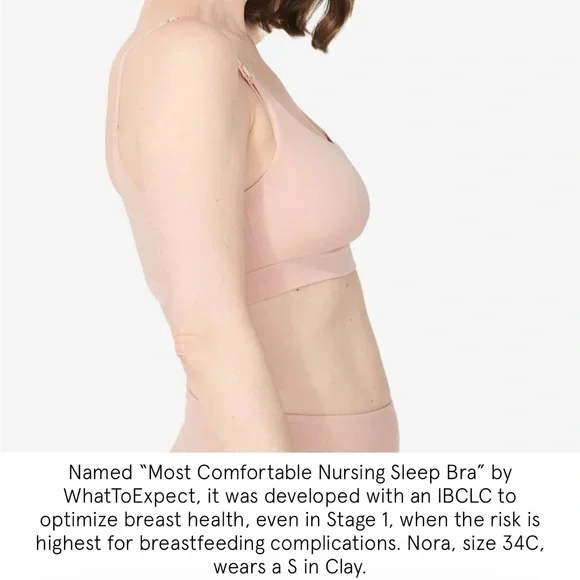 Women's Pink Ribbed Bralette - Picture 6 of 10